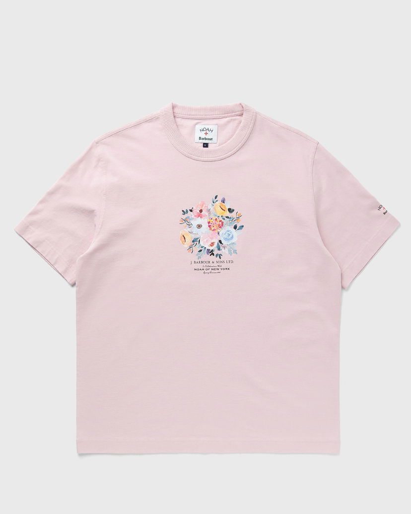 Majica kratkih rukava Barbour Noah Floral Graphic Tee Ružičasta | MTS1447PI12