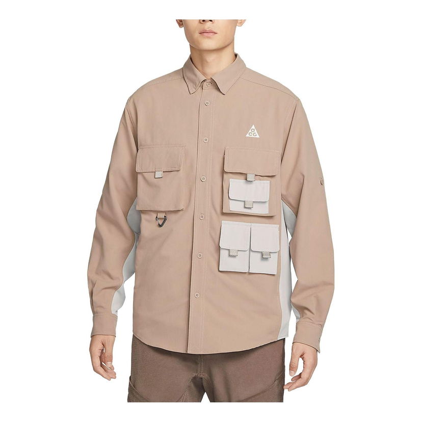 Košulja Nike ACG ACG Devastation Trail Utility Shirt Bež | DN3937-248