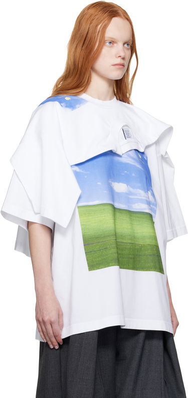Majica kratkih rukava VETEMENTS Vetements Desktop Double Layered T-Shirt Bijela | UH76TR770W, 1