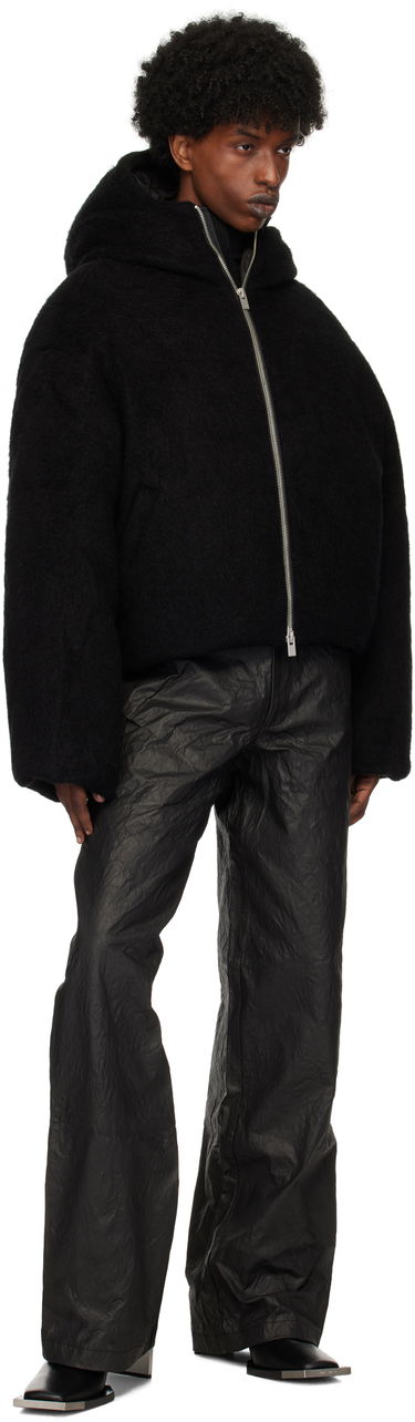 Dukserice HELIOT EMIL Obelis Mohair Down Jacket Crna | AW24_W_02_141_BLK01, 3