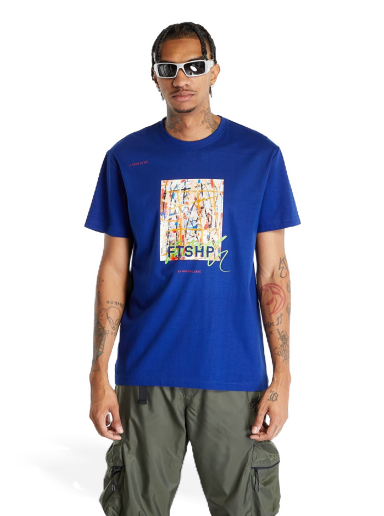 Majica kratkih rukava Footshop Colouring Outside The Lines Tamnoplava | FTSHP_304