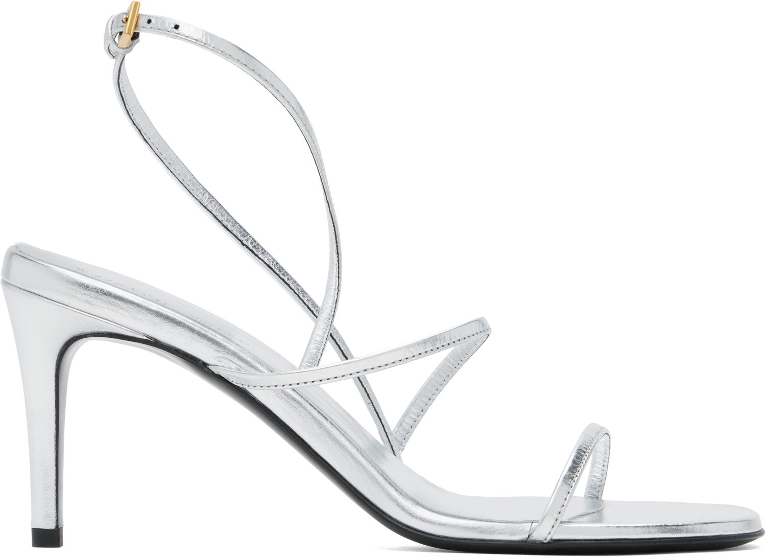 Tenisice i cipele Khaite Loop Heeled Sandals Metalik | F3075-772, 0