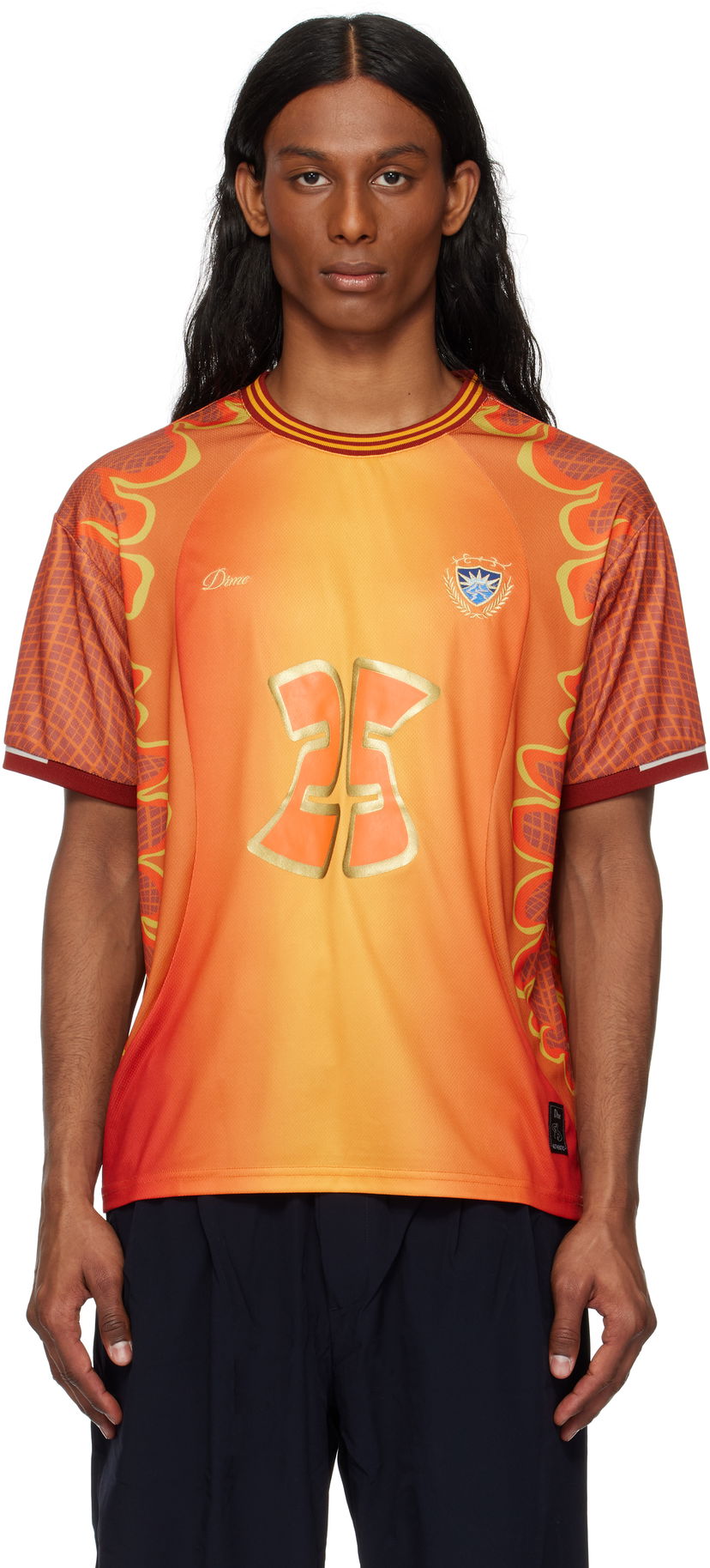 Dres Dime Dime Holy Flame Jersey T-Shirt Narančasta | DIME2SP257HEL