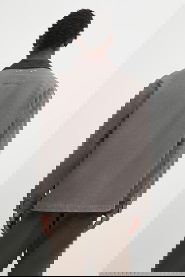 Jakna KENZO Kenzo Chainstitch Workwear Jacket Siva | FF65VE2349GU, 2