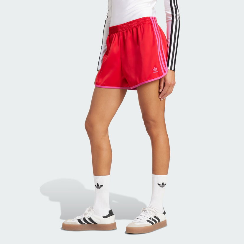 Kratke hlače adidas Performance Adicolor 3-Stripes Sprinter Shorts Crvena | JZ3513