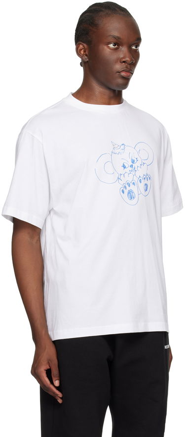 Majica kratkih rukava We11done Monster Print T-Shirt Bijela | WD-TT2-24-790-U-IV, 1