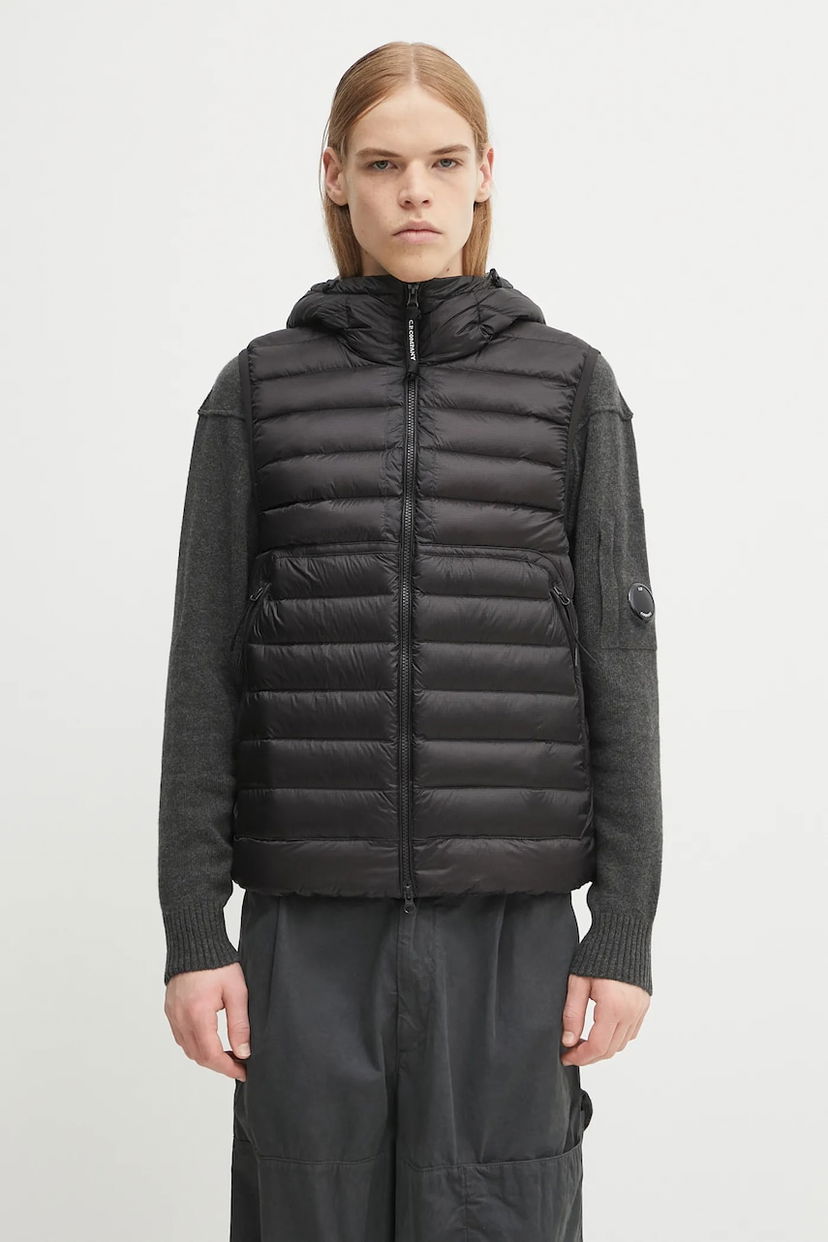 Prsluk C.P. Company C.P. Company Hooded Down Vest Crna | 19CMVE032A110416A
