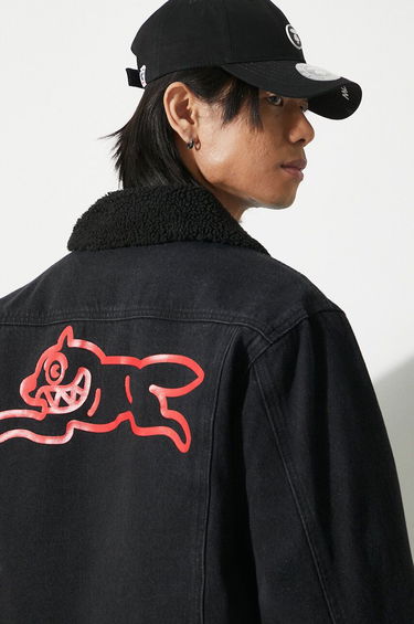 Jakna BBC IceCream ICECREAM Running Dog Sherpa Denim Jacket Crna | IC24147, 4
