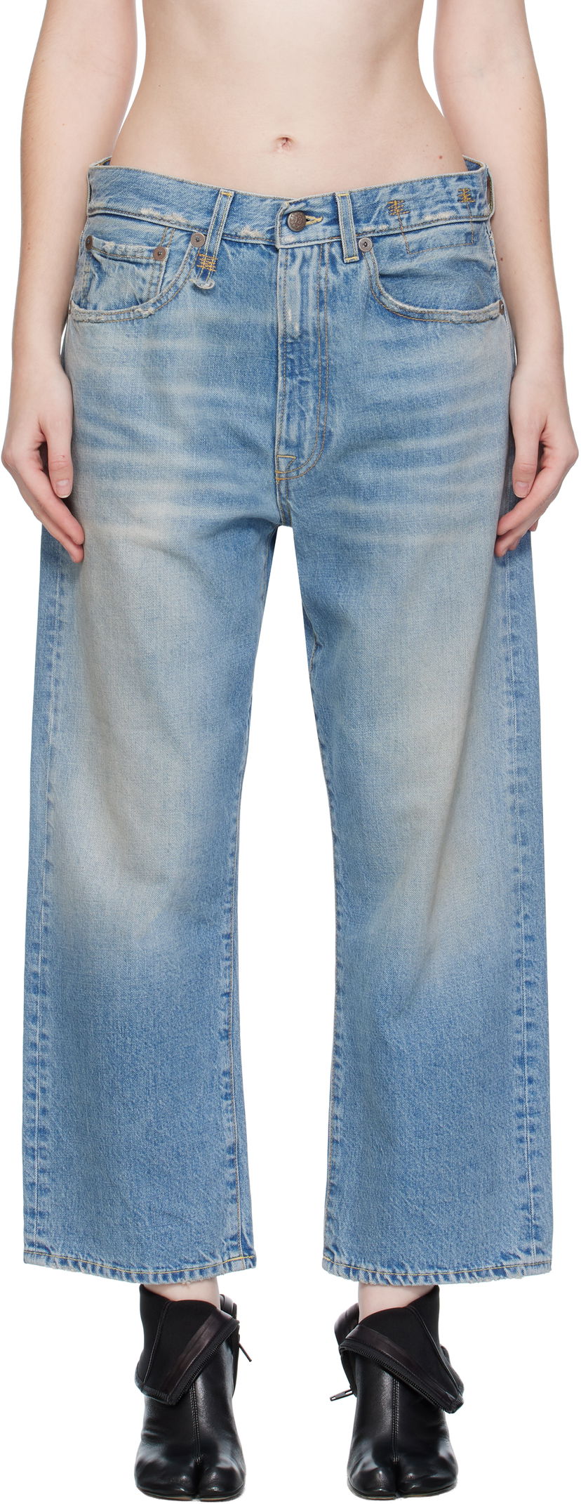 Jeans R13 R13 X-BF Jeans Plava | R13WD211-D343B