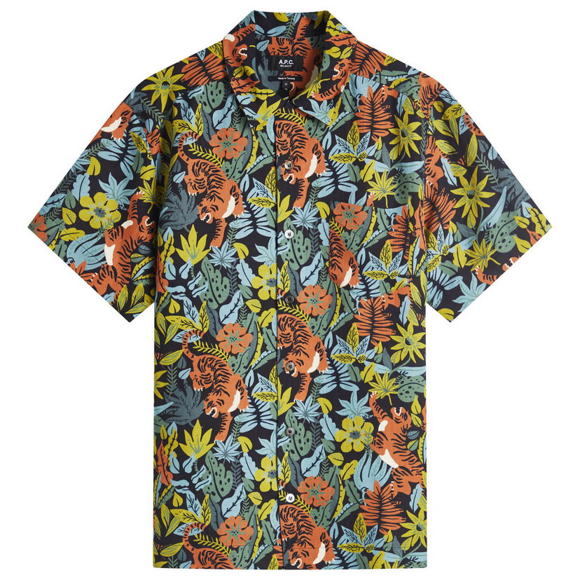 Košulja A.P.C. A.P.C. Roy Tropical Print Vacation Shirt Višebojno | VIALU-H12608-SAA