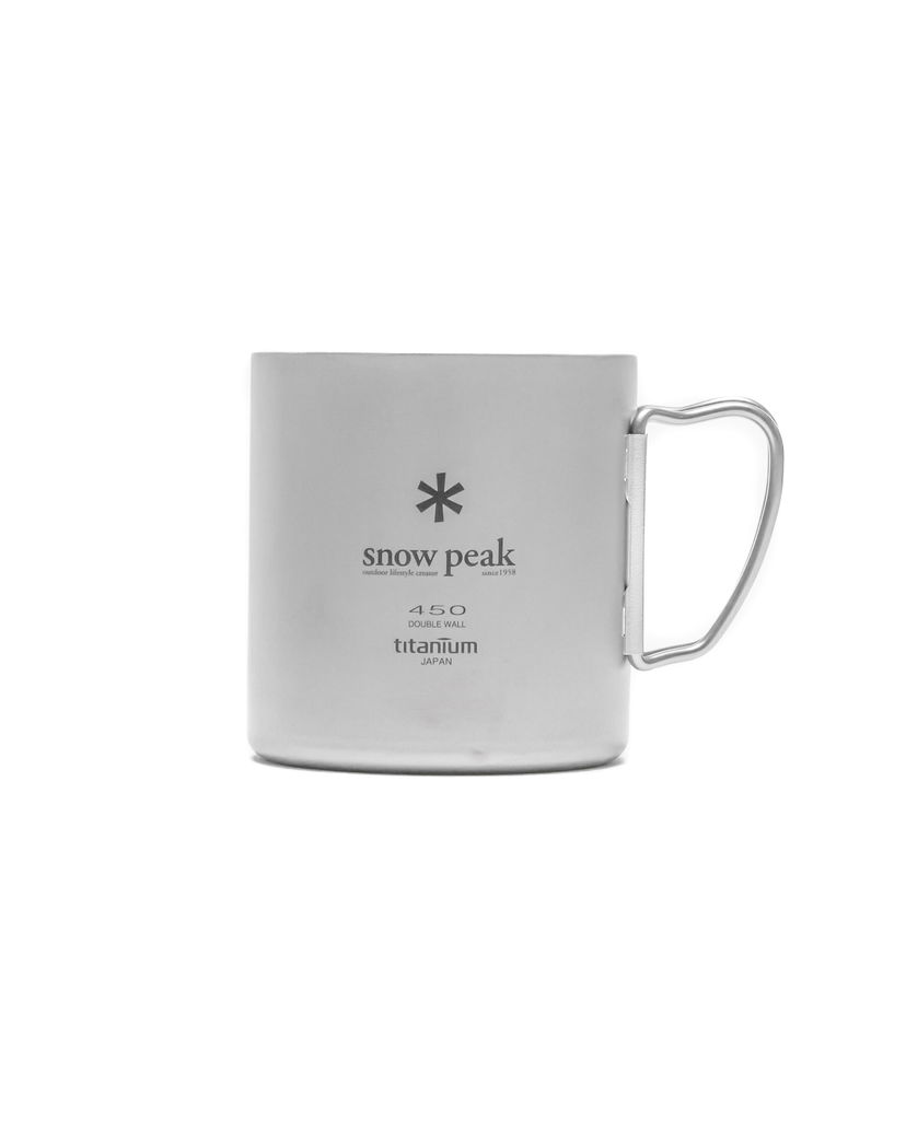 Boca za piće Snow Peak Double Wall Titanium Mug 450 Metalik | MG-153