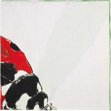 Šal Burberry Ladybird Cashmere Silk Scarf Zelena | 8083722, 1