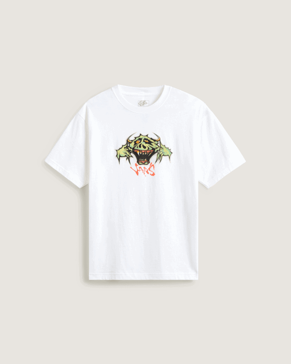 Majica kratkih rukava Vans Goofy Ghoul T-Shirt Bijela | VN000PDYWHT