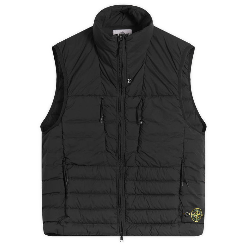 Prsluk Stone Island Seamless Tunnel Nylon Down-TC Light Vest, Size Large Crna | K2S15G100004-V0029