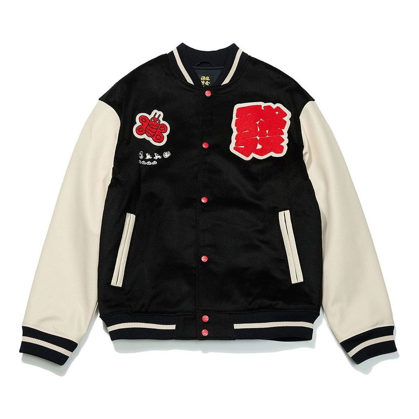 Bomber jakna Li-Ning Padded Varsity Jacket Crna | AJMT003-3