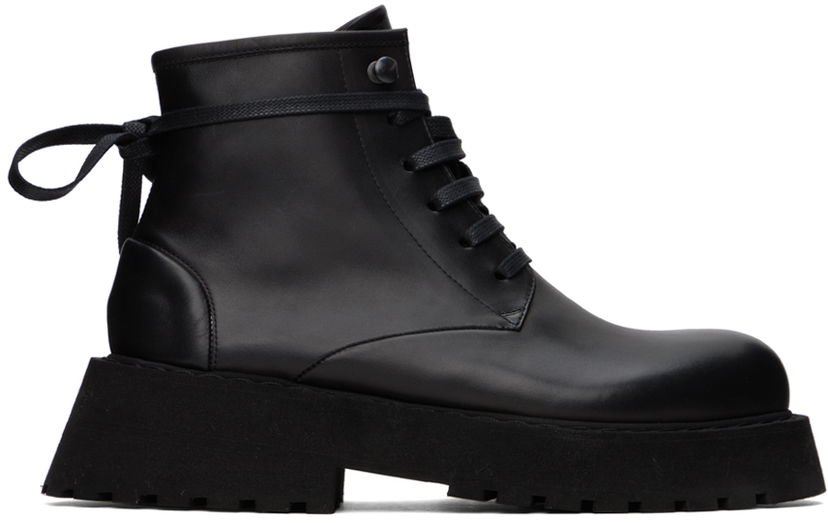 Odjeća Marsèll Micarro Lace Up Ankle Boots Crna | MW6300 093
