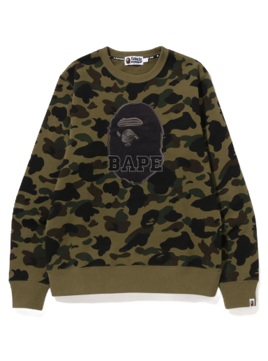 Džemper BAPE 1St Camo Crewneck Zelena | 1I80-113-010