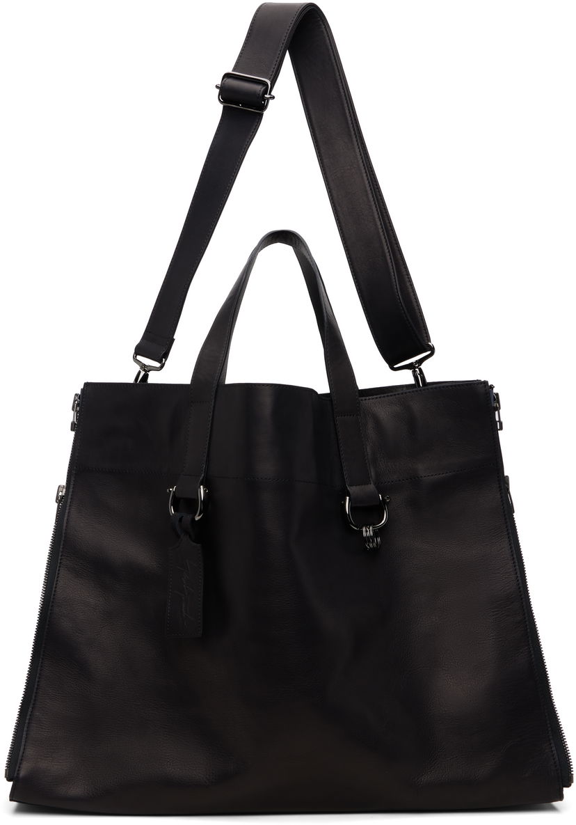 Tote bag Yohji Yamamoto YOHJI YAMAMOTO Zipper LL Tote Crna | DM-I01-784