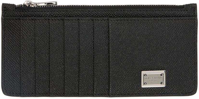 Novčanik Dolce & Gabbana Black Vertical Card Holder Crna | BP2172AG219