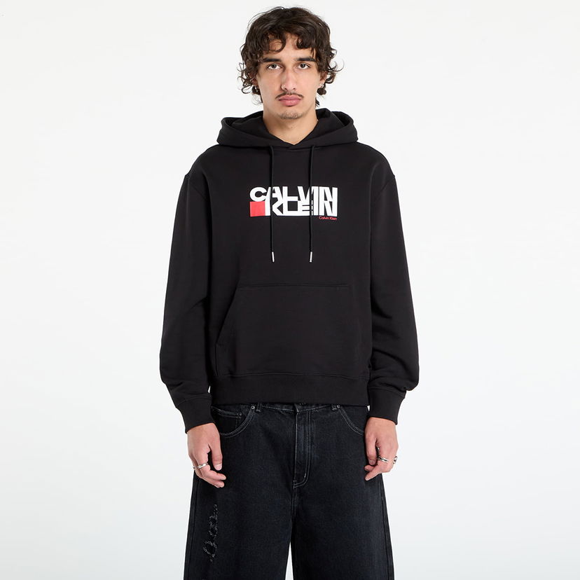 Dukserice CALVIN KLEIN Calvin Klein Jeans Men's Terry Hoodie Crna | LV04RD258G UB1