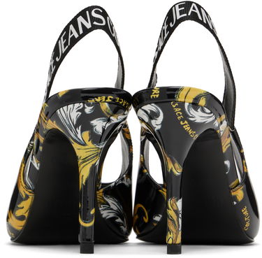Tenisice i cipele Versace Versace Jeans Couture Chain Couture Scarlett Slingback Heels Crna | E78VA3S52_EZS366, 1