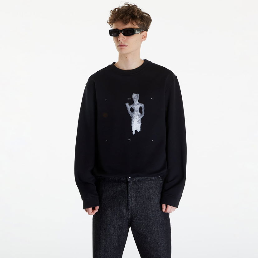 Dukserice HELIOT EMIL Formation Crewneck Sweatshirt Crna | SS24_M_08_063_BLK01