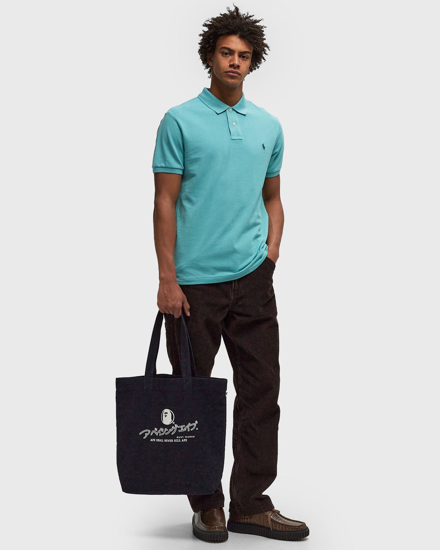 Polo majica Polo by Ralph Lauren Slim Fit Polo Shirt XXL Plava | 710536856439, 1