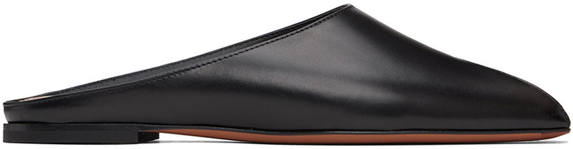 Odjeća Alaïa ALAÏA Spike Flat Open Mules Crna | AA3M088CK122