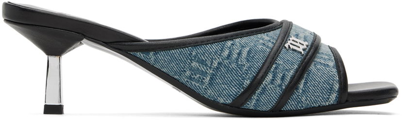 Dodaci MISBHV MISBHV Sasha Slip-On Heeled Sandals Plava | 240BW903
