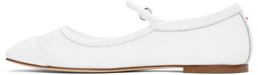 Odjeća Aeyde Aeyde Uma Mesh Toe-Cap Ballerina Flats Bijela | A11-FL-RKLS08FL181-SS25-1020-007, 2