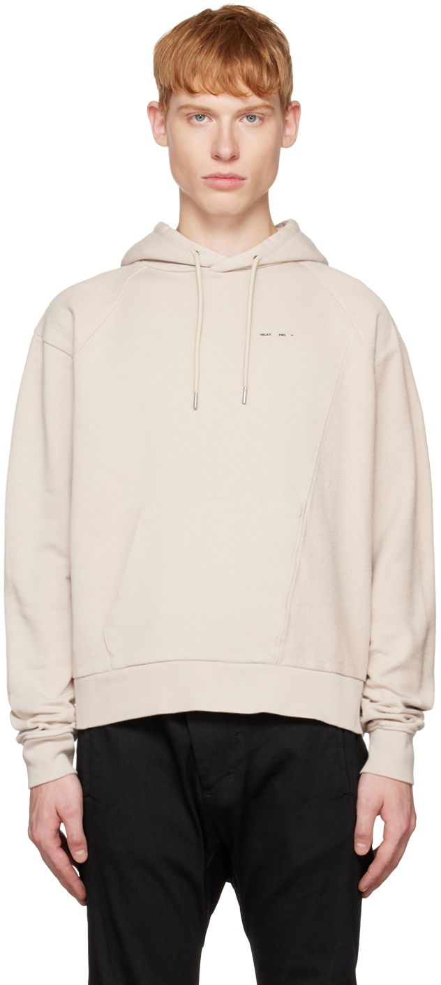 Dukserice HELIOT EMIL Phylum Hoodie Bež | HE_M_08_033_C03_ST18