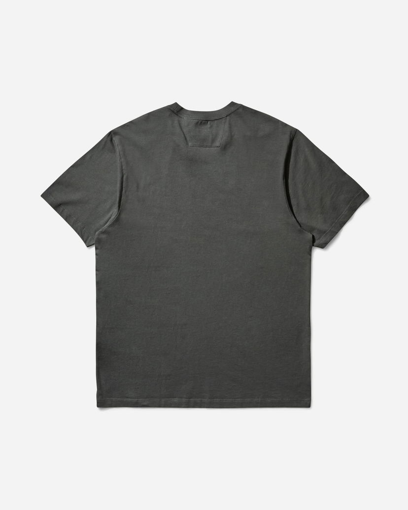 Majica kratkih rukava C.P. Company 30/1 Jersey Vertical Logo T-Shirt Siva | 19CMTS091A-005100W 978