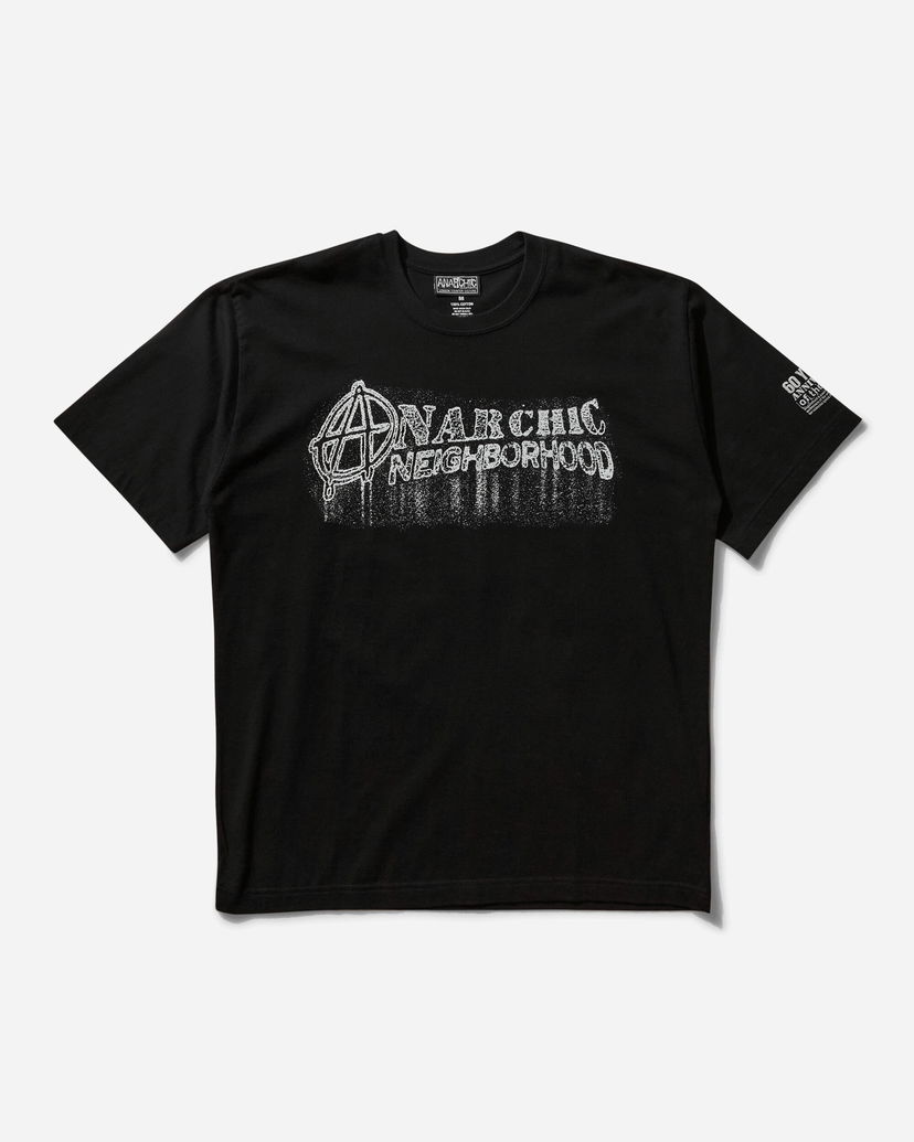 Majica kratkih rukava Neighborhood Anarchic Adjustment SS-2 T-Shirt Crna | 242PCAJN-ST02S BK