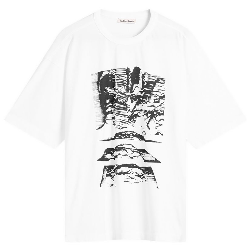 Majica kratkih rukava YMC YMC Triple Mountains T-Shirt, Size Small Bijela | P6ZAE-10