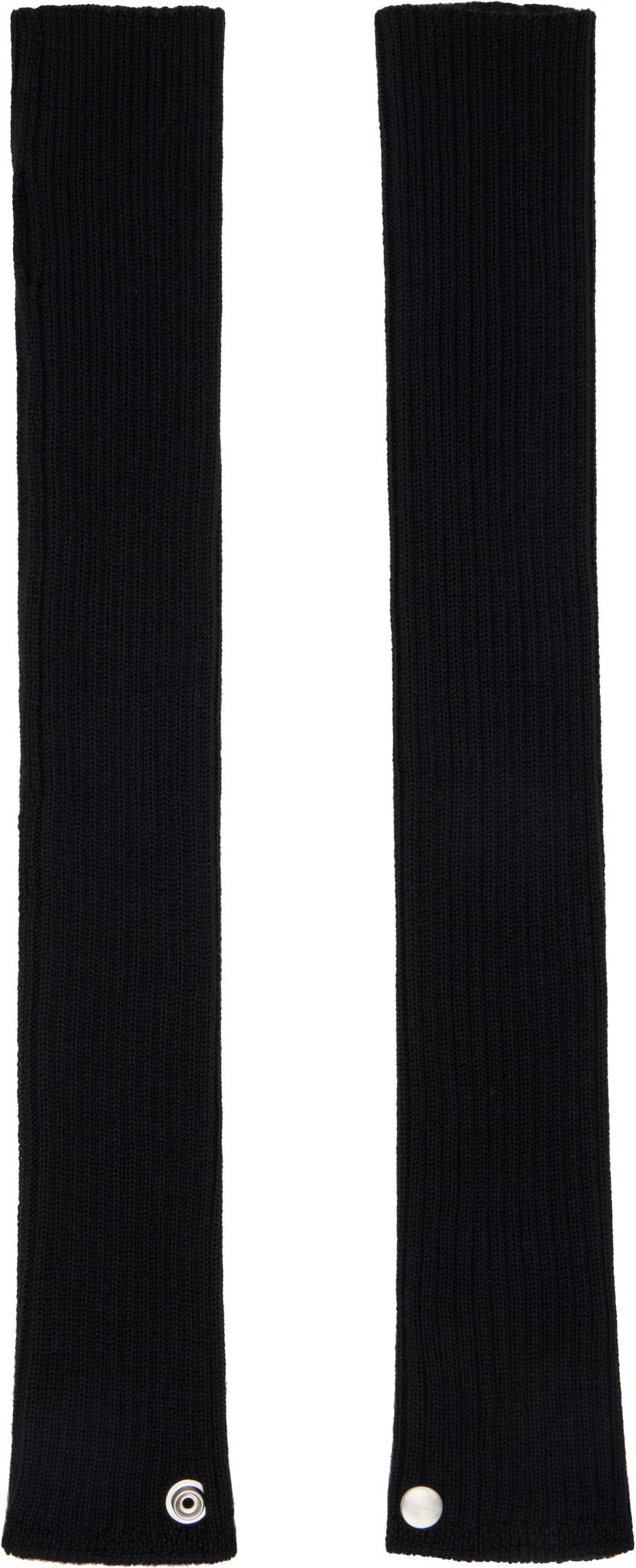 Rukavice Rick Owens Rick Owens Concordians Rasato Knit Arm Warmers Crna | RU02E1488 WS