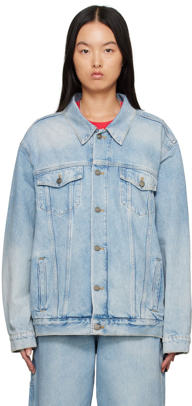 Jakna Marc Jacobs Marc Jacobs 'The Denim Trucker' Jacket Plava | 2P3RJC009D01