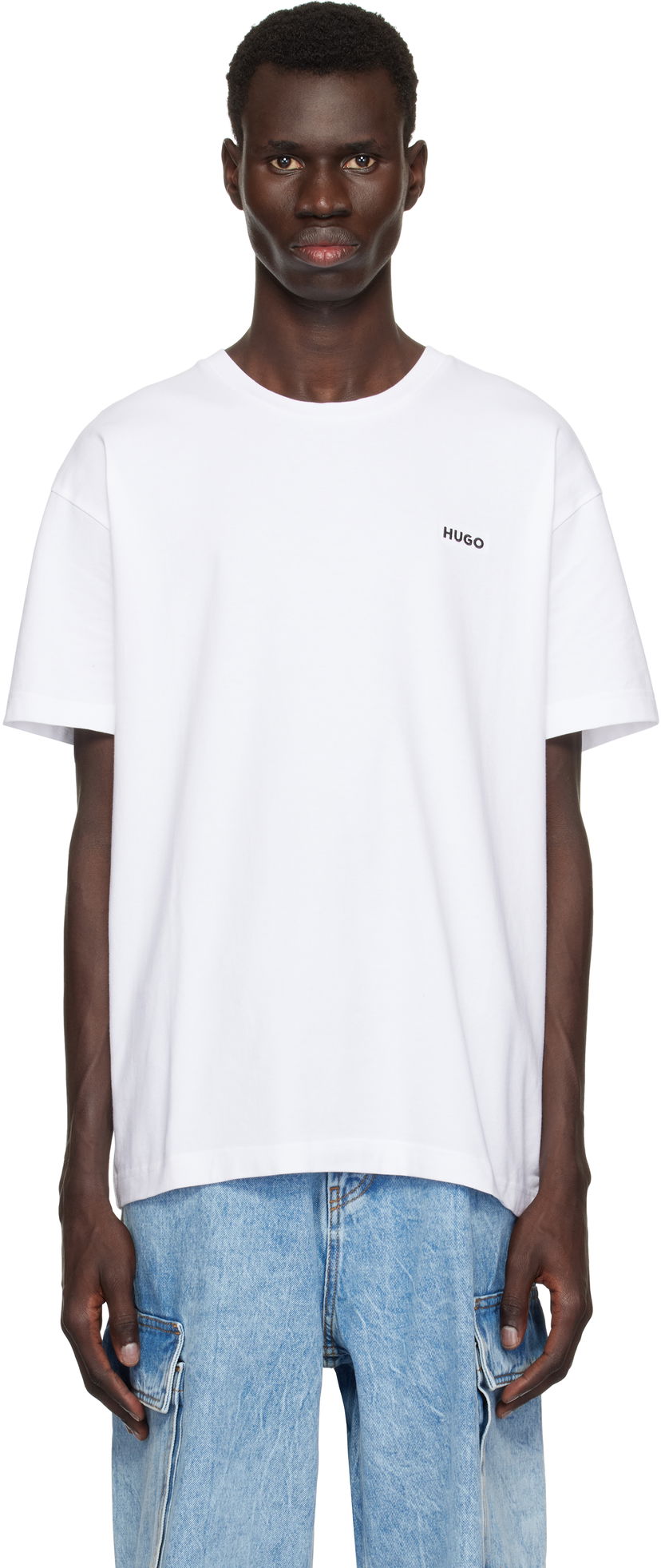 Majica kratkih rukava BOSS Stretch Cotton T-Shirt by HUGO Bijela | 50535773