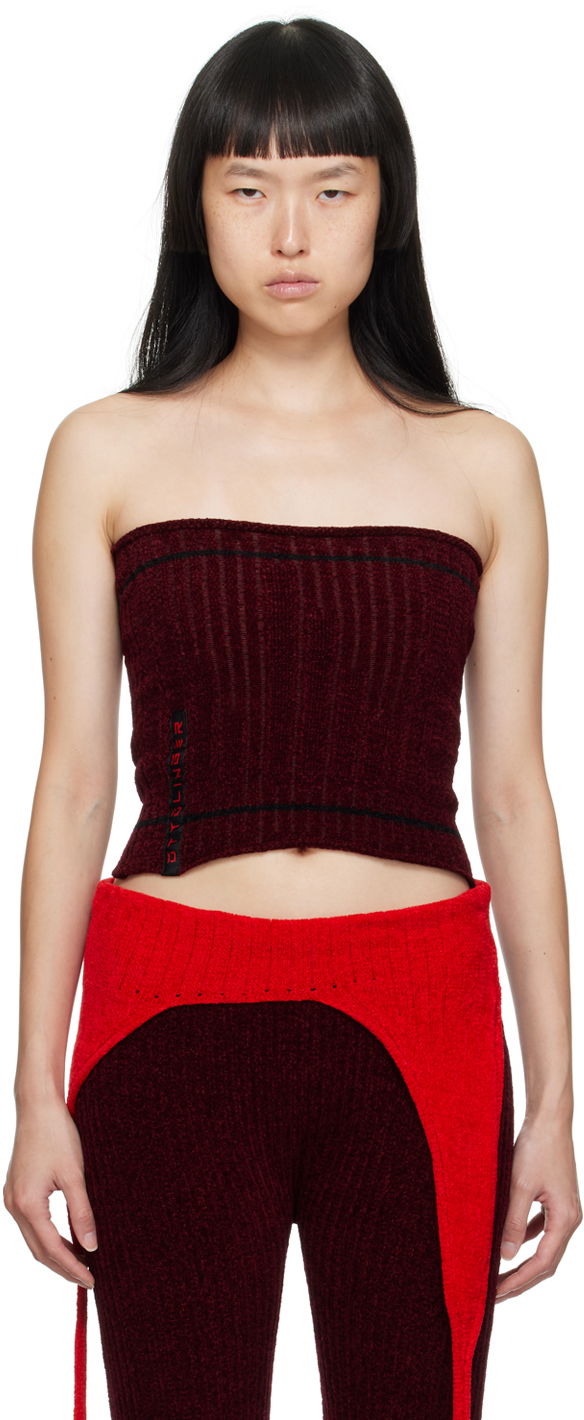 Majica bez rukava Ottolinger Ottolinger Patch Tube Top Crvena | 708002
