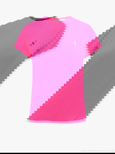 Majica kratkih rukava Polo by Ralph Lauren Classic Fit Crewneck T-Shirt Ružičasta | 211898698031, 0