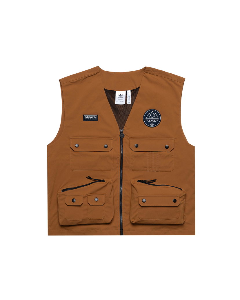 Prsluk adidas Originals Wardour SPZL Vest Smeđa | JY0611