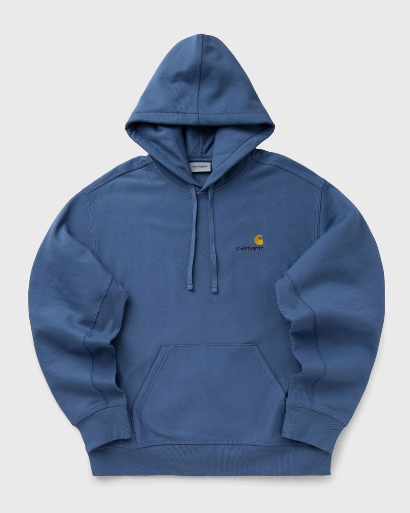 Dukserice Carhartt WIP American Script Hoodie Plava | I028279-1YI.XX