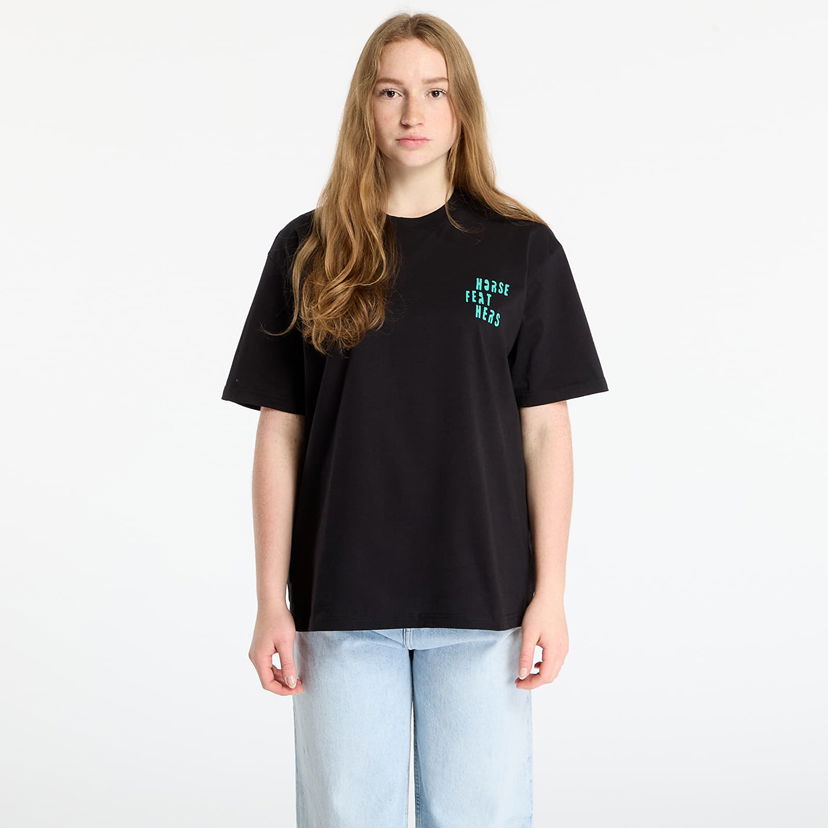 Majica kratkih rukava Horsefeathers T-Shirt Dante Top Crna | SW954B