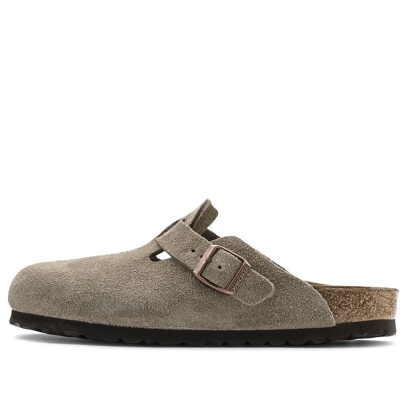 Tenisice i cipele Birkenstock Boston Suede Leather Sandals Siva | 0060461