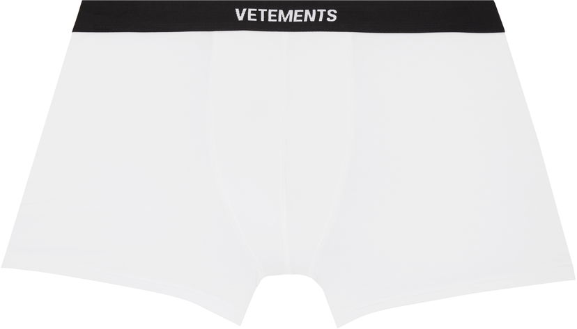 Bokserice VETEMENTS Logo Boxer Briefs Bijela | MH76UN400WB