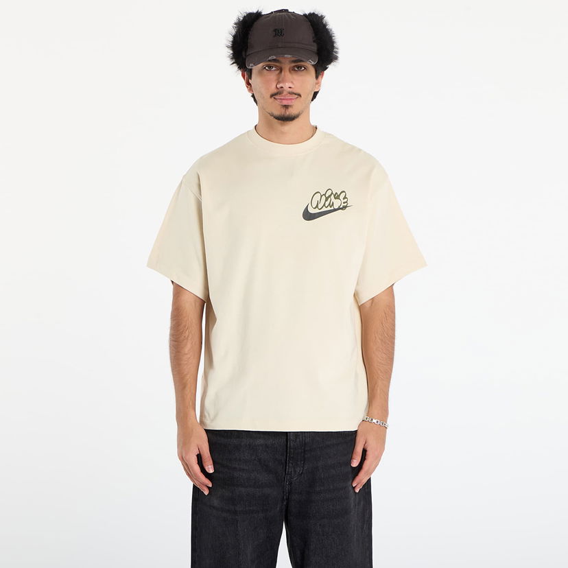Majica kratkih rukava Nike Graphic T-shirt Solo Swoosh Bež | IH4294-229