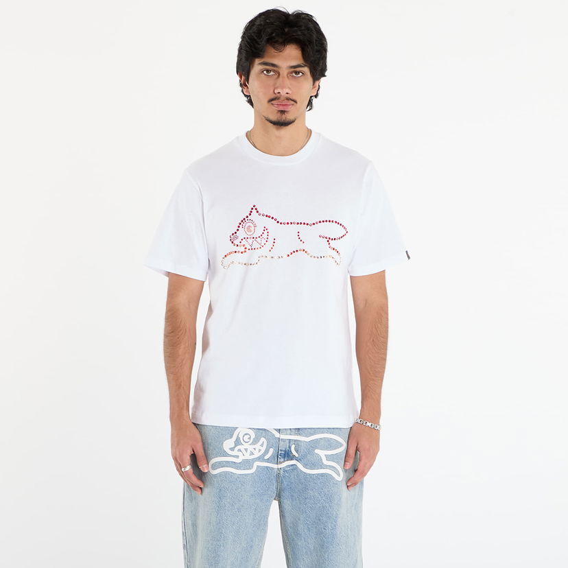 Majica kratkih rukava BILLIONAIRE BOYS CLUB Crystal Running Dog T-Shirt Bijela | IC25489 White