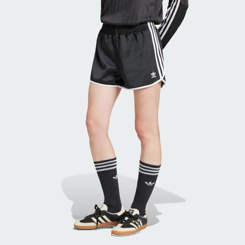 Kratke hlače adidas Performance Adicolor 3-Stripes Sprinter Shorts Crna | JD3119
