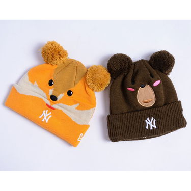Kapica New Era New Era NY Yankees Toddler Pom Beanie (50-52 cm) Narančasta | 60565309, 2