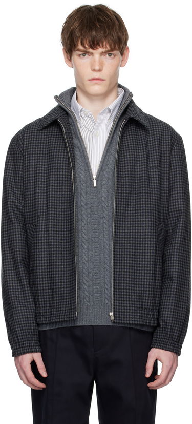 Jakna A.P.C. A.P.C. Gilbert Houndstooth Jacket Tamnoplava | WOARZ-M32018, 0
