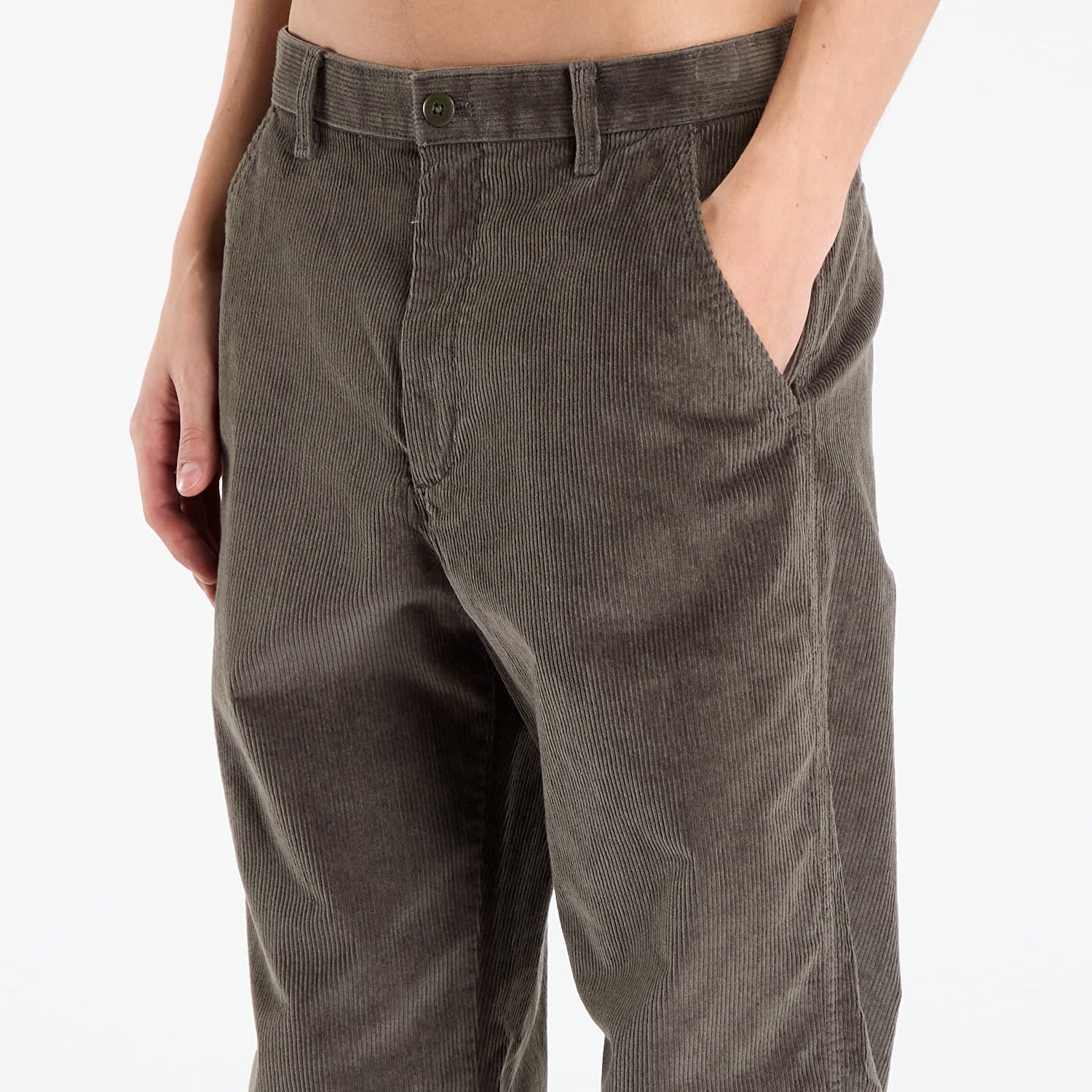 Hlače CALVIN KLEIN 90S Straight Corduroy Pants W35/L32 Smeđa | LV04RD605G PAR, 1